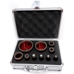 Set Dijamantnih Kruna za Brusilicu M14 u Koferu